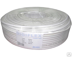 Кабель RG6 UW (CCS/FPE/AI фольга+AI оплетка 48%PVC фото