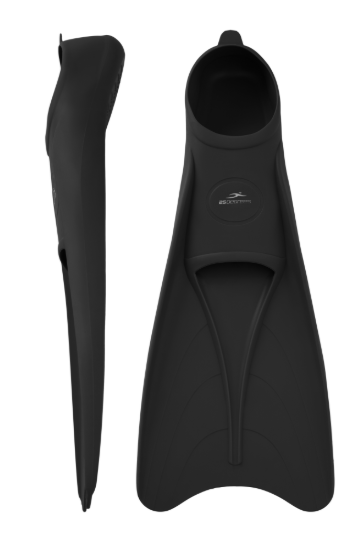 Ласты тренировочные удлиненные 25DEGREES Immerse Black 25D25007, мужской, черный (40-42) фото