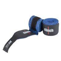 Бинты боксерские эластичные "Clinch Boxing Crepe Bandage Tech Fix" синие (длина 3.5 м)  фото