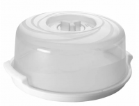 Крышка для СВЧ SUGAR&SPICE SE229110998 D250мм с поддоном, белый фото