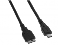Кабель Buro USB Type-C (m) micro USB 3.0 B (m) 0.5м (BU-TYPEC-MICROUSB3.0-0.5M) фото