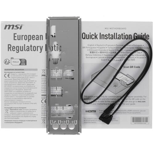 Материнская плата MSI PRO B760M-E <S-1700 Intel B760 2xDDR5 mATX AC`97 8ch(7.1) GbLAN+VGA+HDMI> фото