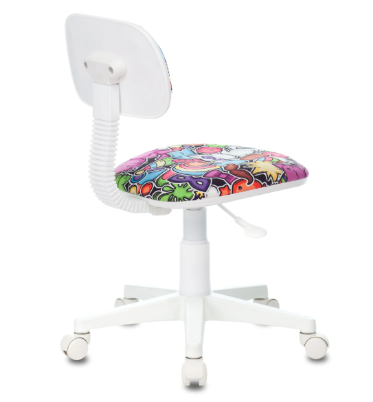 Кресло детское Бюрократ CH-W201NX мультиколор маскарад крестов. пластик пластик белый CH-W201NX/MASK фото