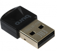 Адаптер USB Buro BU-BT502 Bluetooth 5.0+EDR class 1.5 20м черный фото