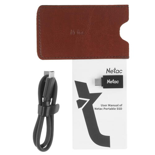 Внешний SSD накопитель Netac Z9 1Tb чёрный/серебро NT01Z9-001T-32BK фото