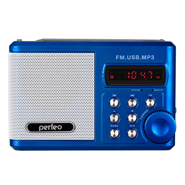 Радиоприемник PERFEO Sound Ranger PF-SV922 синий фото
