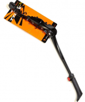 Подножка TRIX  24-29", алюминиевая, крепление на 2 пера, регулируемая, черная HS-020 фото