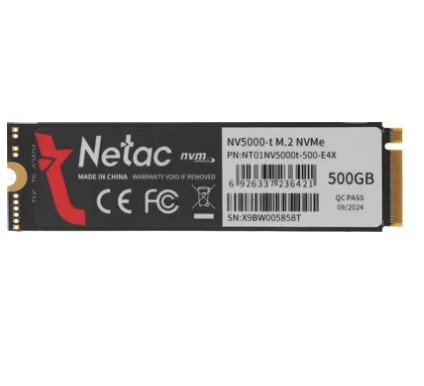 Накопитель SSD 500Gb M.2 2280 Netac NV5000-T 4800/2700 (NT01NV5000t-500-E4X) фото