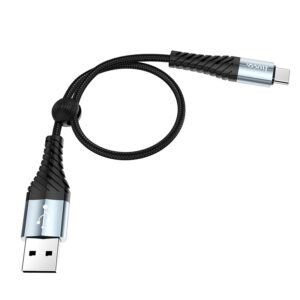 Кабель USB - Type-C HOCO X38 Cool 0,25м черный (6931474713971) фото