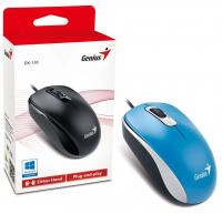 Мышь Genius DX-110 синий USB фото