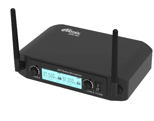 Набор беспроводных микрофонов RITMIX RWM-222 BLACK фото