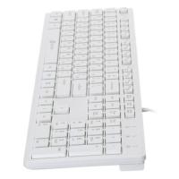 Клавиатура Oklick 500M белый USB slim Multimedia фото