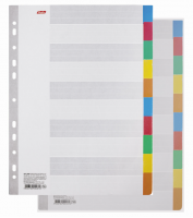 Разделители листов А4 (10 листов 297х225мм) картонные, 10 цветов, HATBER, 4AR_11004(М224816) фото