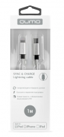 Кабель Type-C - Lightning Qumo 1м серебро (MFI) (23738) купить ЦИТ Кабель Type-C - Lightning Qumo 1м серебро (MFI) (23738) фото
