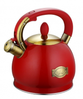 Чайник со свистком KELLI KL-4556 3л, красный купить ЦИТ Чайник со свистком KELLI KL-4556 3л, красный фото