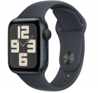 Умные часы Apple Watch SE 2024 40mm Midnight / Midnight Band M/L фото