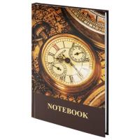 Блокнот А5 (135х206 мм), 96 л., твердый переплет, ламинированная обложка, клетка, BRAUBERG, "Время", купить ЦИТ Блокнот А5 (135х206 мм), 96 л., твердый переплет, ламинированная обложка, клетка, BRAUBERG, "Время", фото