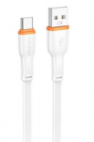 Кабель USB - Type-C Borofone BX118a  1.0м, 3.0A,белый 6941991120954 фото