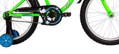 (м) Велосипед детский FOXX 20"203NEPTUNE.GN5 салатовый, защита цепи, короткие крылья, нет багажника фото