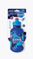Велофляга TRIX Cosmic детская, 500 мл, защитная крышка, LDPE, синяя фото