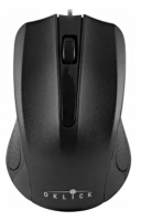 Мышь Oklick 225M черный оптическая (1200dpi) USB  фото