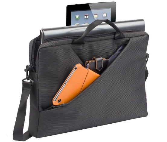 Сумка для ноутбука 15.6" Riva 8730 серый фото
