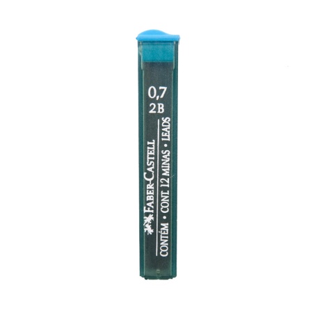 Грифели запасные FABER-CASTELL, КОМПЛЕКТ 12 шт., HB, 0,7 мм, 521700 фото