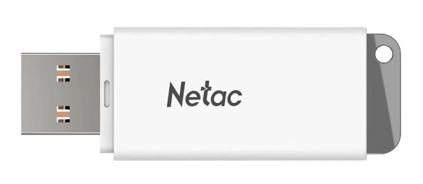 USB флеш-накопитель 8Gb Netac U185 Белый USB2.0 (NT03U185N-008G-20WH) фото