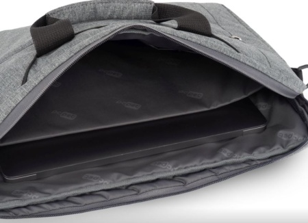 Сумка для ноутбука 15.6" PC Pet PCP15B2GY серый/черный полиэстер купить ЦИТ Сумка для ноутбука 15.6" PC Pet PCP15B2GY серый/черный полиэстер фото
