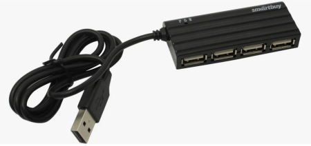 Хаб USB SMARTBUY SBHA-6810-K 4 порта черный фото