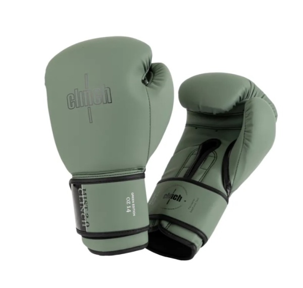 Перчатки боксерские Clinch Mist 2.0 зеленые (вес 8 унций) C183 фото