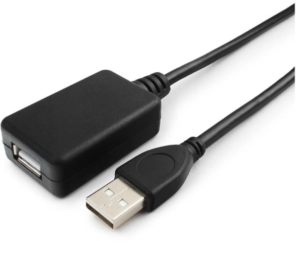 Удлинитель USB 2,0 10м Активный Cablexpert Cablexpert UAE-01-10M, AM/AF фото