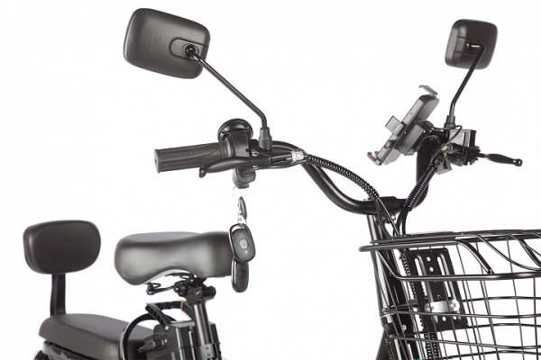 (м)Электровелосипед Gelbert Khan 1 (Черный-3132) фото