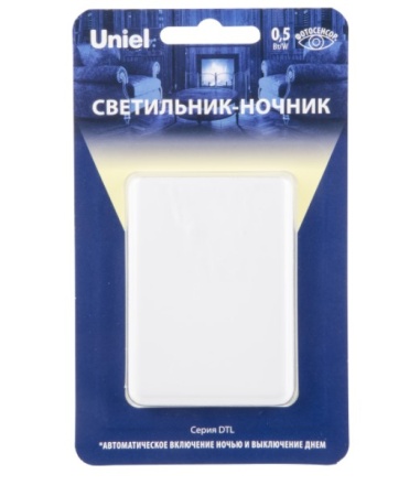 Ночник UNIEL DTL-320 прямоугольник белый фото