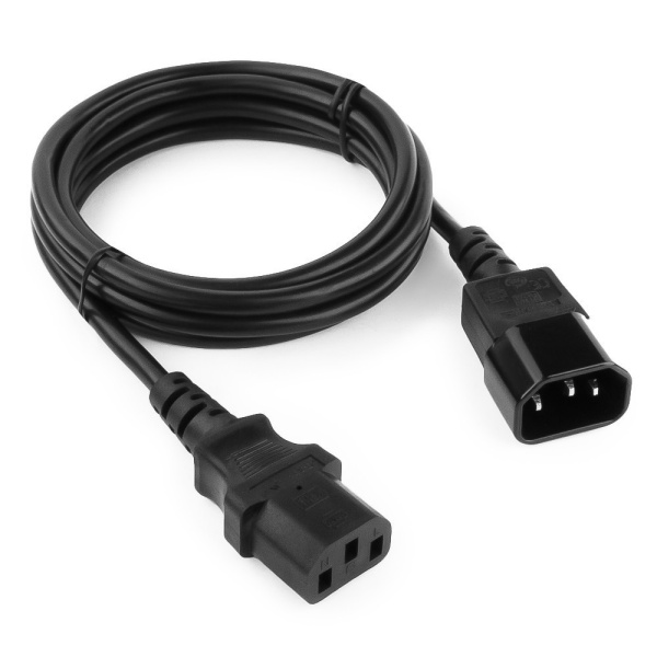 Удлинитель питания Cablexpert PC-189-1-1.8M 1.8m C13-C14 Black фото
