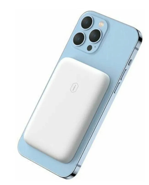 Аккумулятор внешний Wiwu Power Bank Magnetic 5000mAh White 6936686400725 купить ЦИТ Аккумулятор внешний Wiwu Power Bank Magnetic 5000mAh White 6936686400725 фото