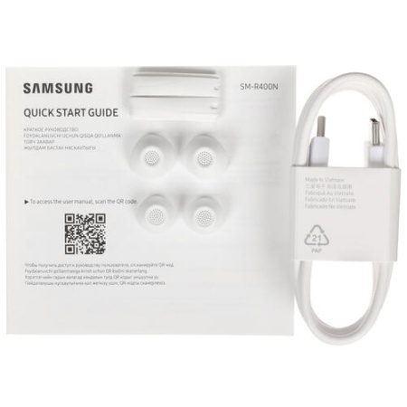 Беспроводные bluetooth наушники Samsung Galaxy Buds FE SM-R400N White (Белый) фото