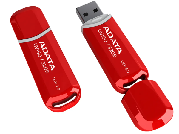 USB флеш-накопитель 32GB A-Data UV150 красный USB 3.0 AUV150-32G-RRD фото