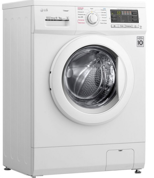 Стиральная машина LG F1296CDS0X (РФ) с сушкой фото