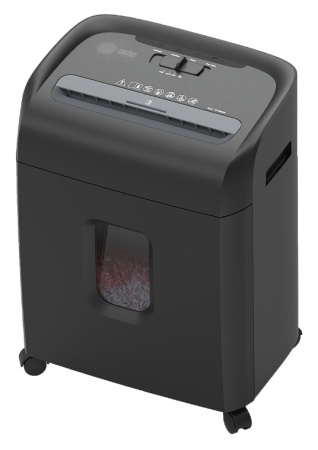 Шредер Cactus CS-SH-10-15-4X12 (секр.P-4)/фрагменты/10лист./15лтр./скрепки/скобы/пл.карты фото