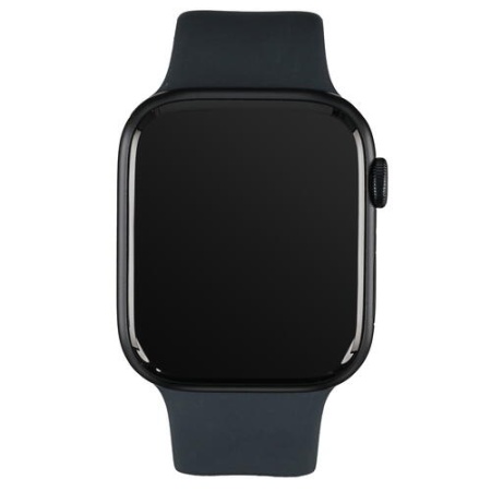 Умные часы Apple Watch Series 9 GPS 45mm Midnight / Midnight Band - M/L фото