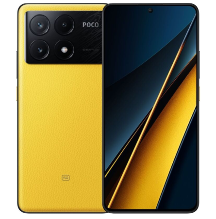 Смартфон Xiaomi POCO X6 Pro 5G 8/256GB Yellow (Желтый) фото
