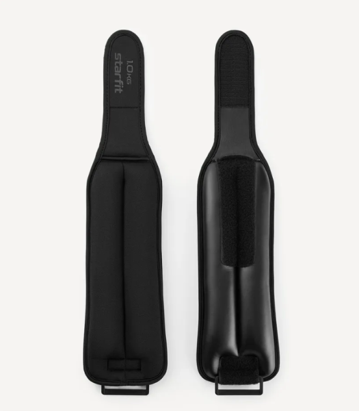 Утяжелители STARFIT WT-701 1 кг, черный купить ЦИТ Утяжелители STARFIT WT-701 1 кг, черный фото