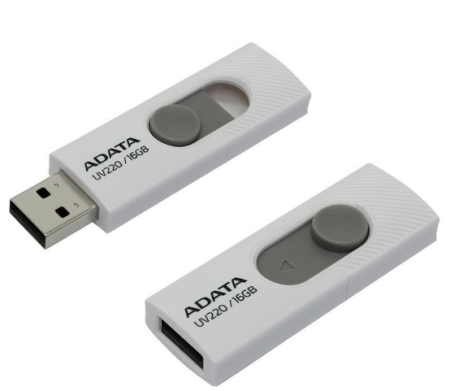 USB флеш-накопитель 16GB A-Data UV220 белый/серый USB 2.0 AUV220-16G-RWHGY фото