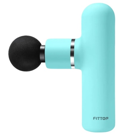 Массажер перкуссионный FITTOP FSM973 бирюзовый фото
