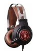 Игровые наушники с микрофоном A4 Bloody G430 черный/коричневый фото