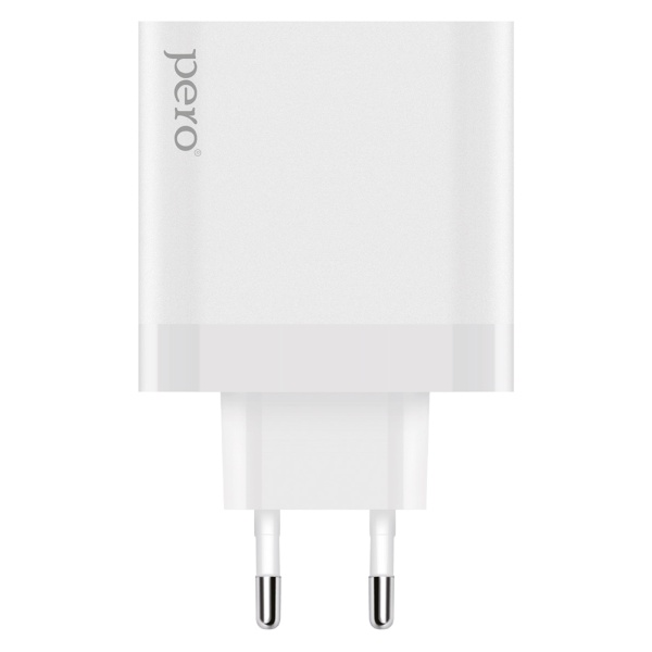 Сетевое зарядное устройство PERO TC13 USB-C PD 45W белый ТС13W фото