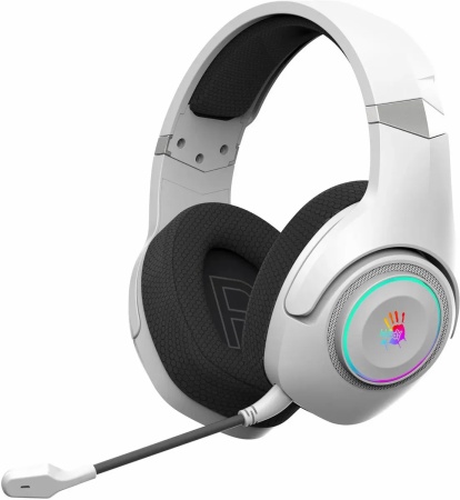 Игровые наушники с микрофоном A4 Bloody GR270 BT/Radio белый фото
