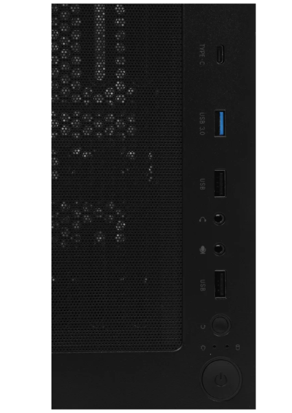 Корпус Accord 3501 черный без БП ATX 8x120mm 5x140mm 2x200mm 2xUSB2.0 1xUSB3.0 audio фото