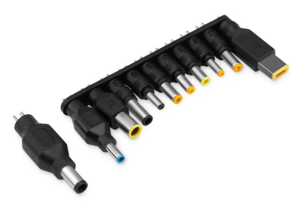 Адаптер AC Buro BUM-1245M90 ручной 90W 12V-24V 11-connectors 3.5A 1xUSB 1A от бытовой электросети LС фото